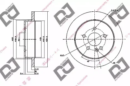 Тормозной диск DJ PARTS купить